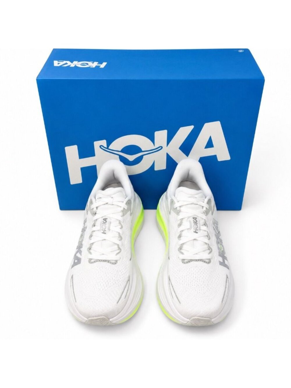 HOKA Skyward X 2 Supportive Womens 7.5 B White Metallic Carbon Running Shoes - Picture 6 of 11